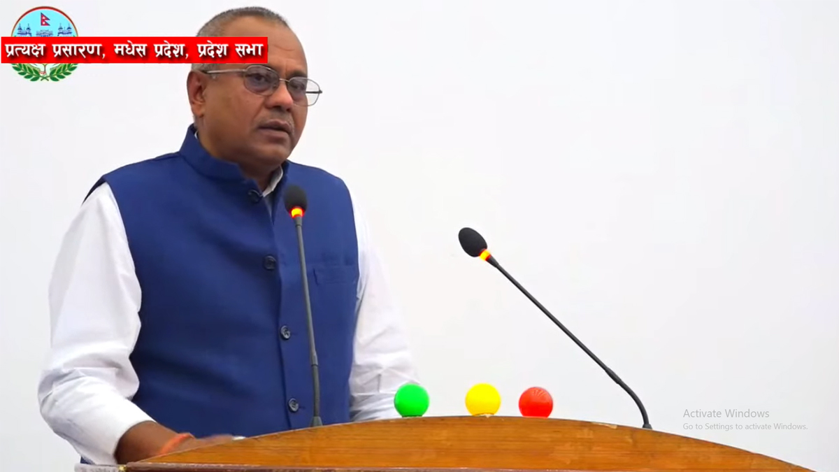 मधेश प्रदेशका मुख्यमन्त्री यादवलाई कांग्रेसले पनि विश्वासको मत दिने 